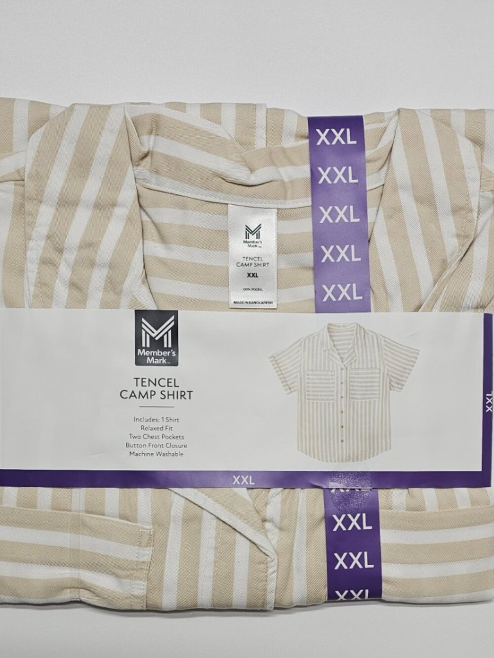 Member's Mark Women's Short Sleeve Tencel Camp Shirt Size XXL - Picture 8 of 9